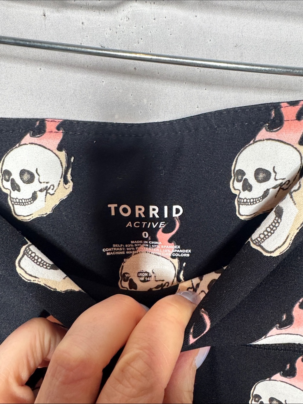 Torrid Wicking Active Flaming Skill Leggings. Size 0 (12). - Picture 7 of 8